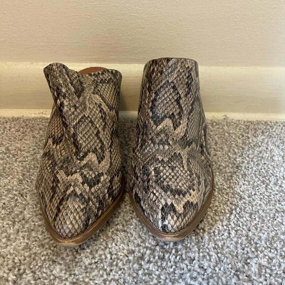 Snakeskin Mules - Picture 3 of 3